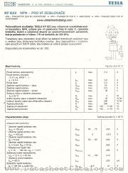 KF622 datasheet pdf Tesla Elektronicke
