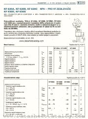 KF630C datasheet pdf Tesla Elektronicke