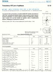 KF907 datasheet pdf Tesla Elektronicke