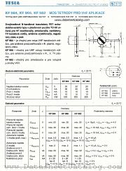 KF964 datasheet pdf Tesla Elektronicke