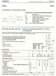 KR106 datasheet pdf Tesla Elektronicke