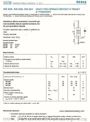 KR206 datasheet pdf Tesla Elektronicke