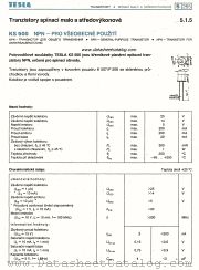 KS500 datasheet pdf Tesla Elektronicke