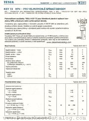 KSY72 datasheet pdf Tesla Elektronicke
