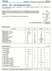 KSY81 datasheet pdf Tesla Elektronicke
