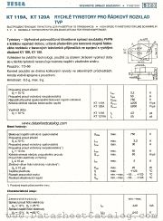 KT119A datasheet pdf Tesla Elektronicke