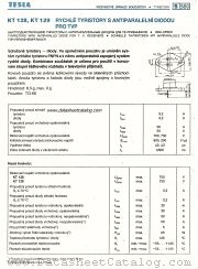 KT128 datasheet pdf Tesla Elektronicke