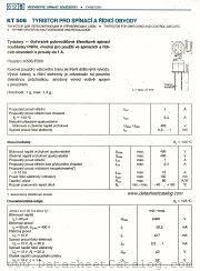 KT506 datasheet pdf Tesla Elektronicke