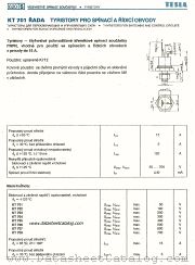 KT701 datasheet pdf Tesla Elektronicke