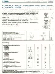 KT726/400 datasheet pdf Tesla Elektronicke