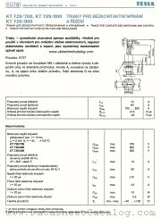 KT729/700 datasheet pdf Tesla Elektronicke