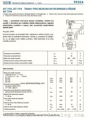 KT772 datasheet pdf Tesla Elektronicke
