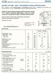 KU608 datasheet pdf Tesla Elektronicke