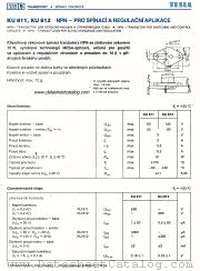 KU612 datasheet pdf Tesla Elektronicke