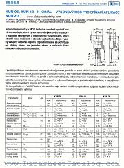 KUN20 datasheet pdf Tesla Elektronicke