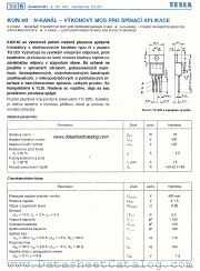 KUN40 datasheet pdf Tesla Elektronicke