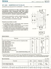 KY229 datasheet pdf Tesla Elektronicke