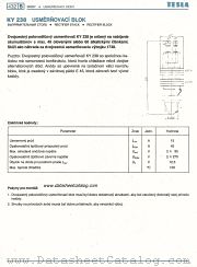 KY238 datasheet pdf Tesla Elektronicke