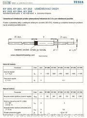 KY255 datasheet pdf Tesla Elektronicke