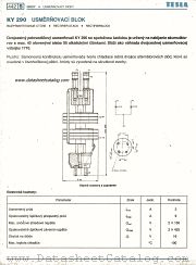 KY290 datasheet pdf Tesla Elektronicke