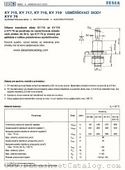 KY715 datasheet pdf Tesla Elektronicke