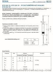 KYX28/15 datasheet pdf Tesla Elektronicke