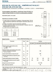KYX29/155 datasheet pdf Tesla Elektronicke