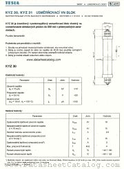 KYZ31 datasheet pdf Tesla Elektronicke