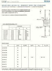 KZ241/12 datasheet pdf Tesla Elektronicke