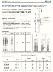 KZ260/5V1 datasheet pdf Tesla Elektronicke