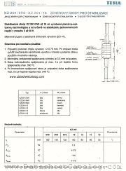 KZ261/5V6 datasheet pdf Tesla Elektronicke