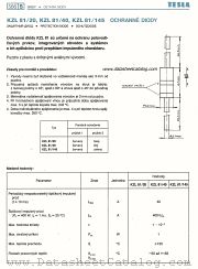 KZL81/20 datasheet pdf Tesla Elektronicke