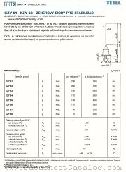 KZY51 datasheet pdf Tesla Elektronicke