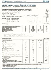 LQ112 datasheet pdf Tesla Elektronicke
