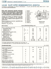 LQ440 datasheet pdf Tesla Elektronicke