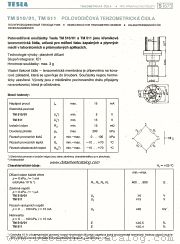 TM510/01 datasheet pdf Tesla Elektronicke