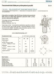TM510 datasheet pdf Tesla Elektronicke