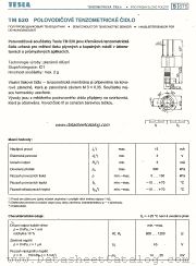 TM520 datasheet pdf Tesla Elektronicke
