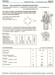 TM610 datasheet pdf Tesla Elektronicke