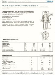 TM710 datasheet pdf Tesla Elektronicke