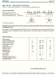 WK164 18 datasheet pdf Tesla Elektronicke