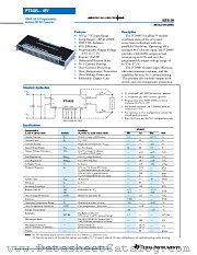 PT4485 datasheet pdf Texas Instruments