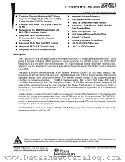 TLV320AD11A datasheet pdf Texas Instruments
