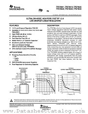 TPS78630 datasheet pdf Texas Instruments
