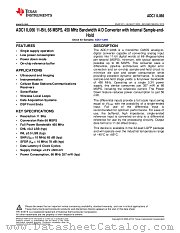 ADC11L066 datasheet pdf Texas Instruments