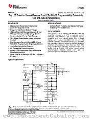 LP55271 datasheet pdf Texas Instruments