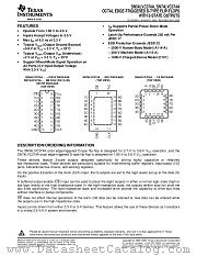 SN54LVC374A-SP datasheet pdf Texas Instruments