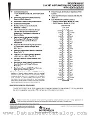 SN74LVTH16501-EP datasheet pdf Texas Instruments