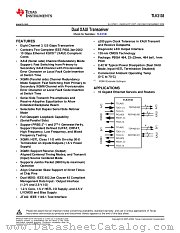 TLK3138 datasheet pdf Texas Instruments