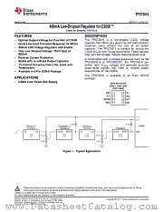 TPS73619 datasheet pdf Texas Instruments